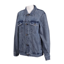 JN013 custom blue denim jacket denim  garment factory JN013 custom blue denim jacket denim  garment factory